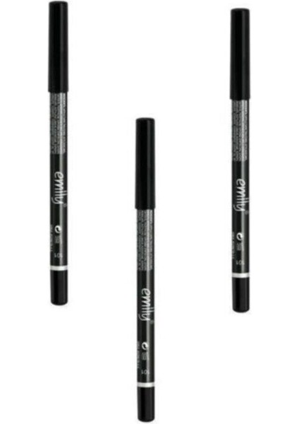 Siyah Emily Göz Kalemi 3 Adet