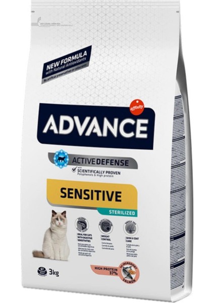 Cat Sterilized Kısırlaştırılmış Somonlu Kedi Maması 3 kg