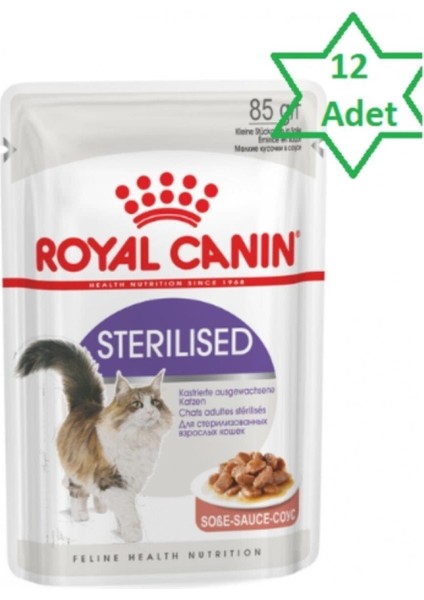Sterilised Gravy Kısırlaştırılmış Kedi Konservesi 12 Adet