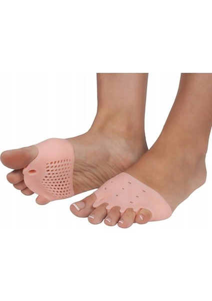 Ayak 5 Parmak Ayıran Silikon Bunyon Makaralı Ayak Parmak Ayırıcı Koruyucu
