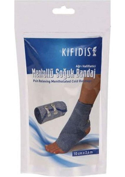 Kifidis Mentollü Soğuk Bandaj - 10 cm x 2,6 mt