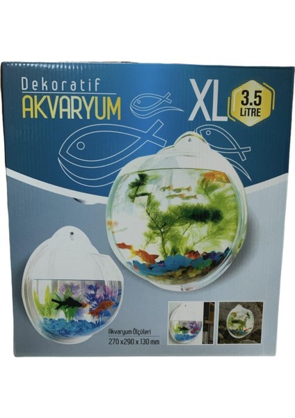 Dekoratif Akvaryum 3.5 Litre