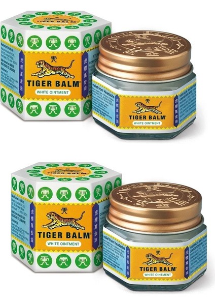 Olimpos Tic Tiger Balm Beyaz 20+20 Gr, 2 Adet