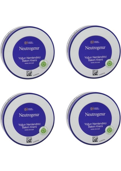 Norveç Formülü Ultra Yoğun Nem Kremi – 200 ml x 4’lü Ekonomik Paket