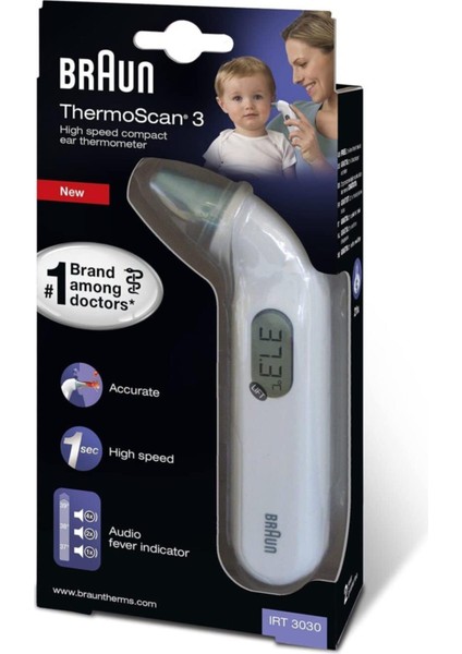 Thermoscan 3 Irt 3030 Kulaktan Ateş Ölçer fırsatları