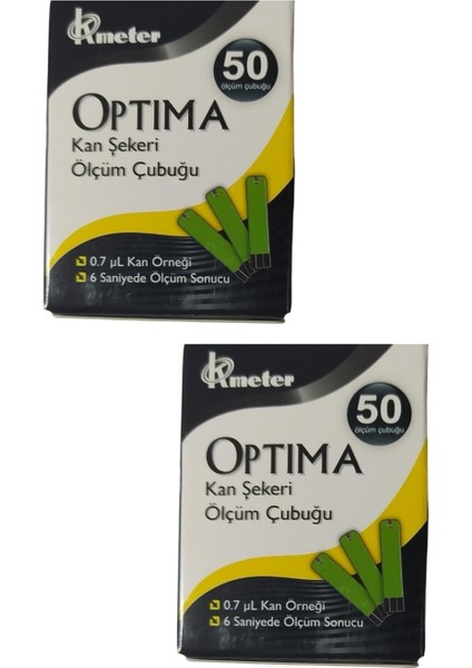 2 Kutu Strip (100 Adet Ölçüm Çubuğu)