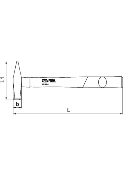 L01-200 Tesviyeci Çekiç 200 gr