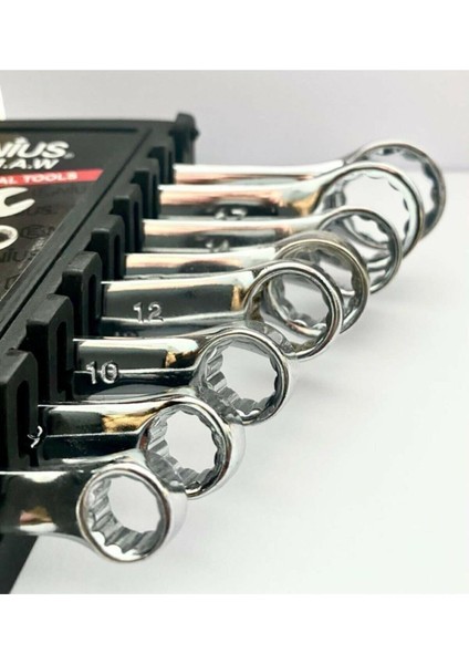 Genius 12 Parça Kombine Anahtar Takımı 12 Li Açık Ağız-Yıldız Anahtar 6X22 mm 12 Parça Kombine modelleri