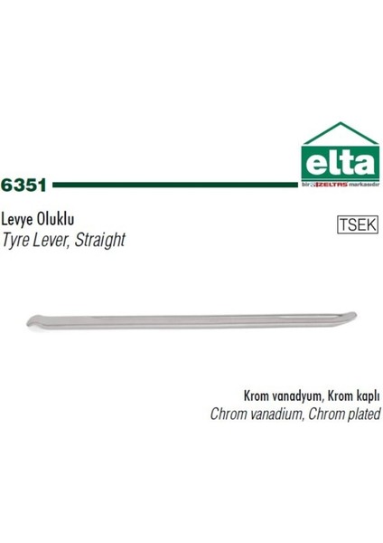 Oluklu Krom Levye 600 mm (6351260600) fiyatları