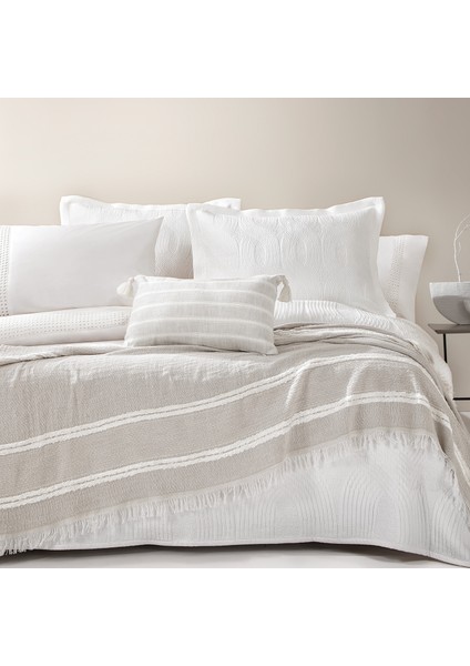 Bedding Nola Çift Kişilik Infinity Çeyiz Seti - Beyaz