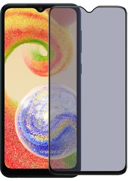 Samsung Galaxy A04 Gizli Hayalet Ekran Koruyucu Temperli Cam Yandan Gözükmez modelleri