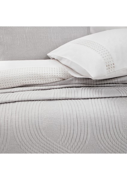 Bedding Nola Çift Kişilik Infinity Çeyiz Seti - Gri