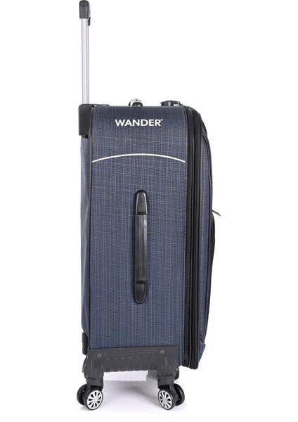 5 Tekerlekli Orta Boy Valiz Lacivert modelleri