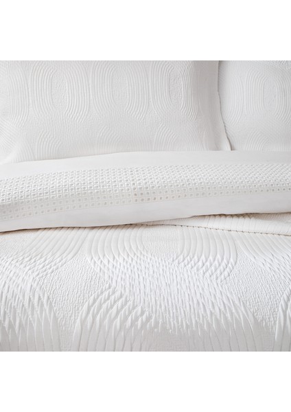 Bedding Nola Çift Kişilik Infinity Çeyiz Seti - Beyaz