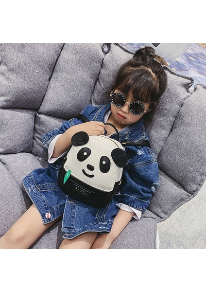 Çizgi Film Panda Kiddy ve Sevimli Anaokulu Çantası (Yurt Dışından)