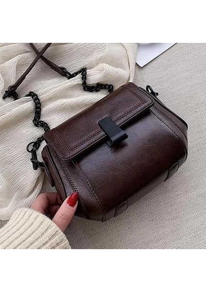 Modada Çok Yönlü Kadın Zincir Çantası Omuz Çantası Çapraz Çanta (Yurt Dışından)
