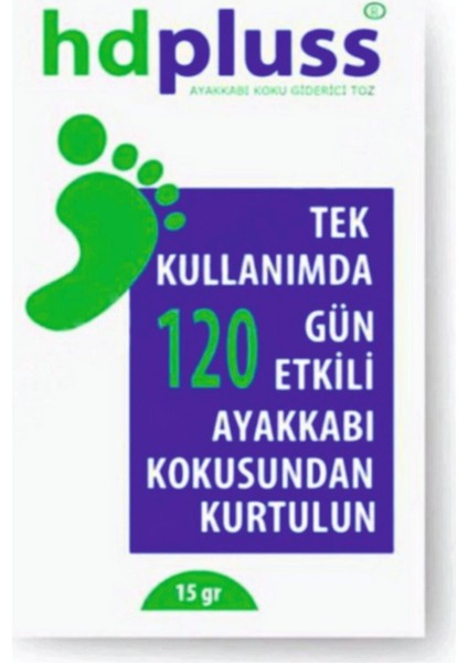 Hdpluss Ayakkabı Koku Giderici Toz 120 Gün Etkili 24 Adet
