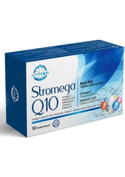 Stromega Q10 30 Softjel Kapsül