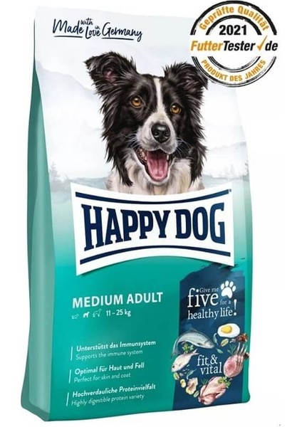 Fit&Well Medium Orta Irk Köpek Maması 12,5 Kg