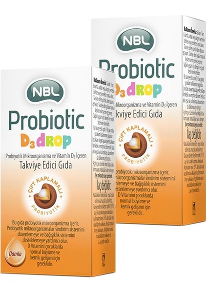 Probiotic D3 Drop 7,5 ml 2 Adet