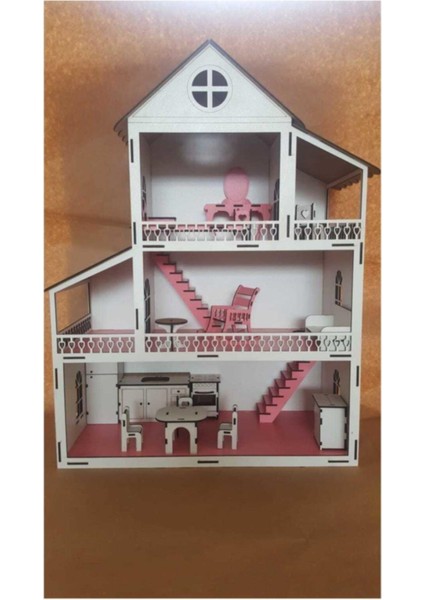 Ahşap Oyun Barbi Evi