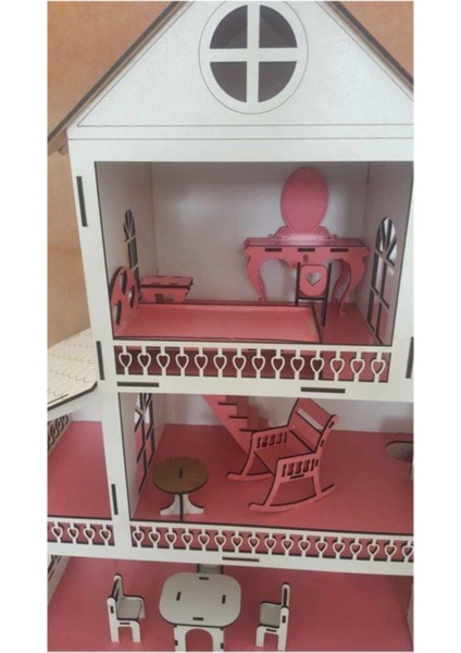 Ahşap Oyun Barbi Evi modelleri