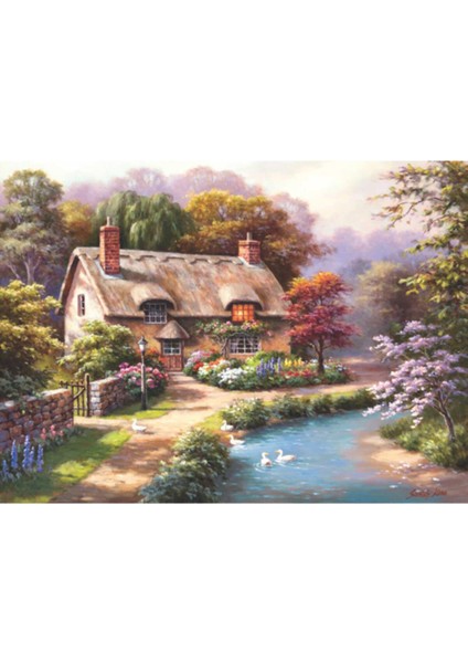 Patikadaki Konak / 1000 Parçalık Puzzle, KOD:1047 fiyatları