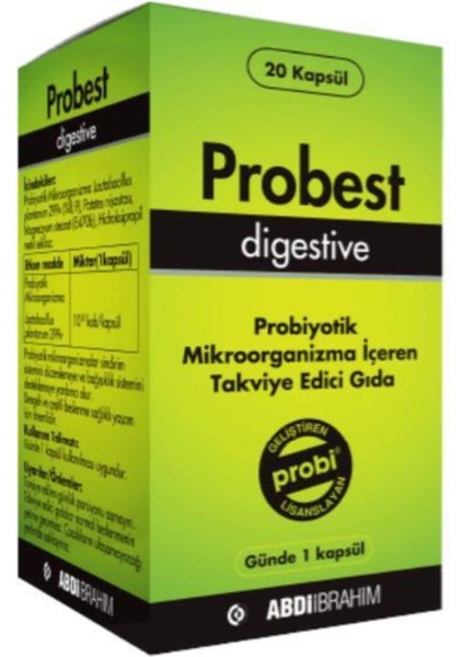 Digestive Probiyotik 20 Kapsül