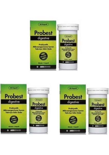 Digestive Probiyotik 20 Kapsül-3 Adet