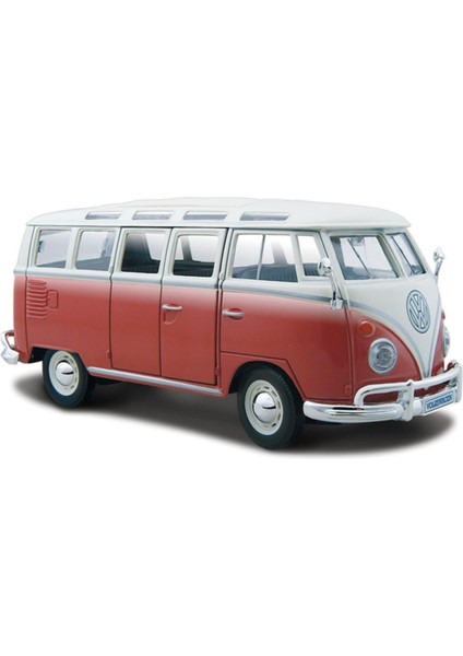 1/25 Volkswagen Van Samba Model Araba Kırmızı
