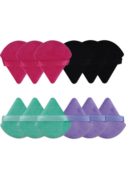 Gevşek Toz Mineral Tozu Için 12X Üçgen Toz Güzellik Makyaj Aracı D (Yurt Dışından)