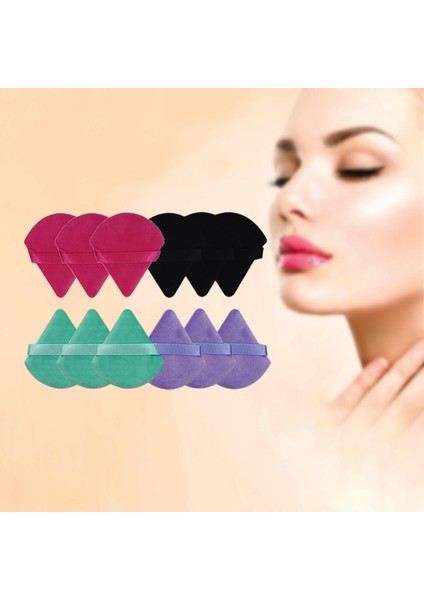 Gevşek Toz Mineral Tozu Için 12X Üçgen Toz Güzellik Makyaj Aracı D (Yurt Dışından) fırsatları