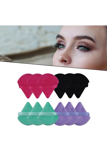 Gevşek Toz Mineral Tozu Için 12X Üçgen Toz Güzellik Makyaj Aracı D (Yurt Dışından) indirimleri
