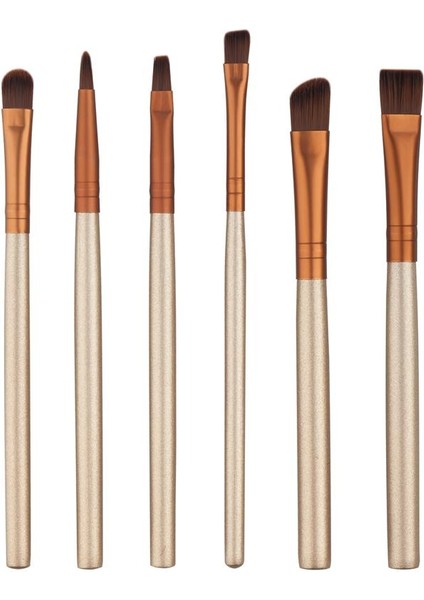 6 Adet/set Pro Makyaj Fırçaları Yüz Allık Fırça Tozu Temel Aracı (Yurt Dışından)