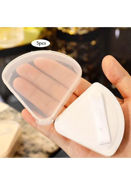 5x Üçgen Puf Kutusu Kılıf Koruyucu Kompakt Makyaj Sünger Tutucu Seyahat Için (Yurt Dışından) fiyatları