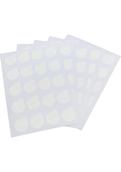 100 Adet Kirpik Uzatma Tutkal Plaka Pedleri Palet Sticker Film 2.4 cm (Yurt Dışından)
