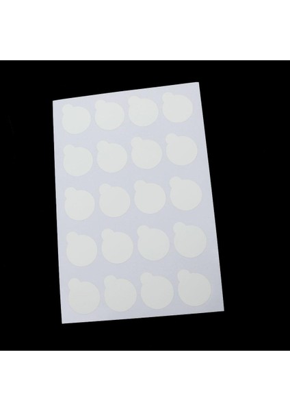 100 Adet Kirpik Uzatma Tutkal Plaka Pedleri Palet Sticker Film 2.4 cm (Yurt Dışından) fırsatları