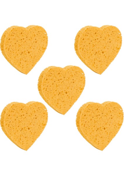 10 Adet Peeling Yüz Temizleme Selüloz Sünger Yüz Yıkama Makyaj Pedleri (Yurt Dışından) fiyatları