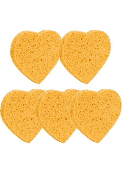 10 Adet Peeling Yüz Temizleme Selüloz Sünger Yüz Yıkama Makyaj Pedleri (Yurt Dışından) fırsatları