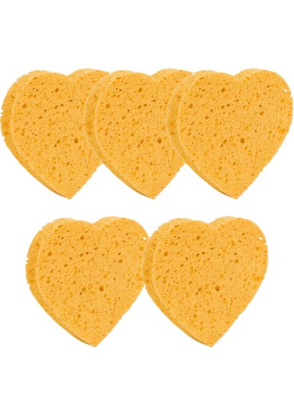 10 Adet Peeling Yüz Temizleme Selüloz Sünger Yüz Yıkama Makyaj Pedleri (Yurt Dışından) indirimleri