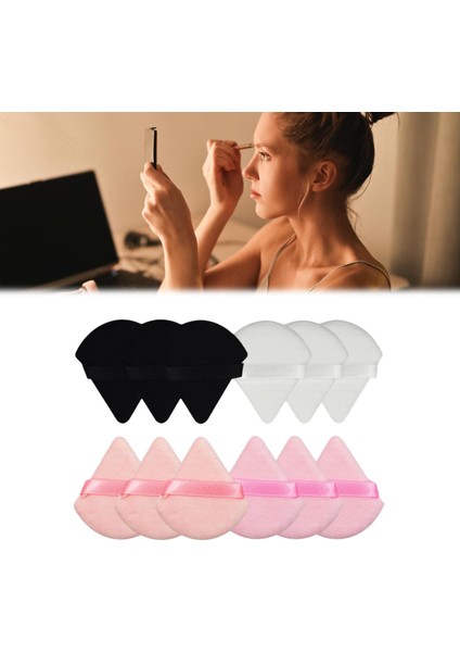 Gevşek Toz Mineral Tozu Için 12X Üçgen Toz Güzellik Makyaj Aracı C (Yurt Dışından) modelleri