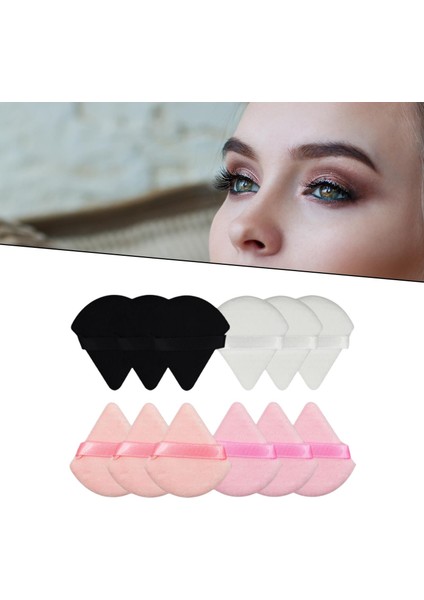 Gevşek Toz Mineral Tozu Için 12X Üçgen Toz Güzellik Makyaj Aracı C (Yurt Dışından) indirimleri