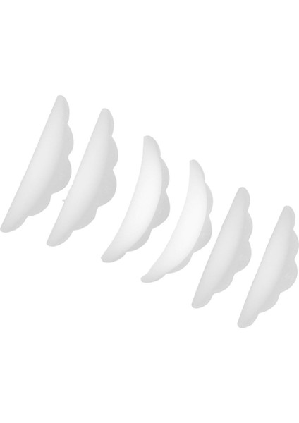 3 Çift Kirpik Perming Asansör Silikon Padleri Göz Kirpikleri Koruma Araçları (Yurt Dışından) modelleri