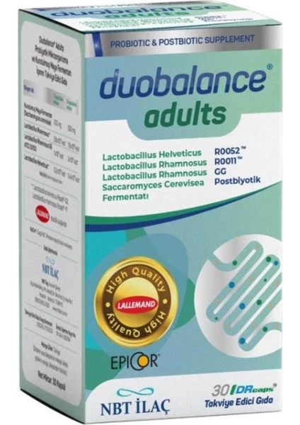 Nbt Ilaç Nbtlife Duobalance Adult 30 Kapsül