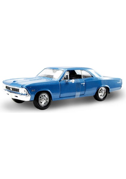 1/24 1966 Model Chevrolet Chevelle Ss 396 Mavi