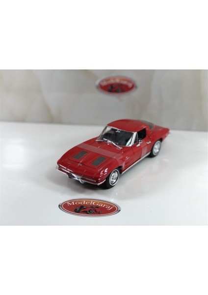 1963 Chevrolet Corvette Kırmızı*1:24 Ölçek**modelgaraj