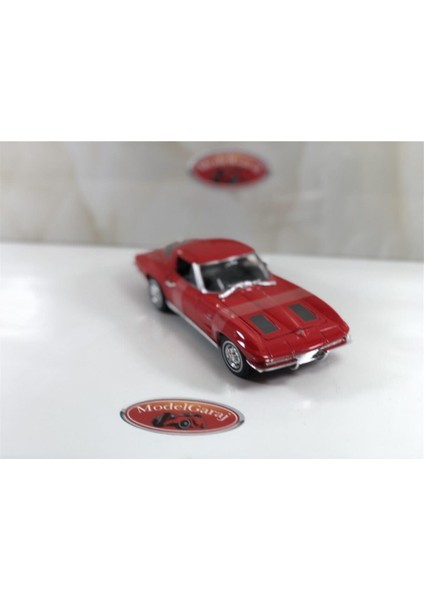 1963 Chevrolet Corvette Kırmızı*1:24 Ölçek**modelgaraj