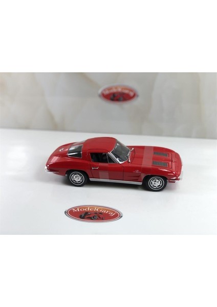 1963 Chevrolet Corvette Kırmızı*1:24 Ölçek**modelgaraj