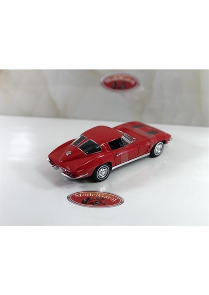 1963 Chevrolet Corvette Kırmızı*1:24 Ölçek**modelgaraj