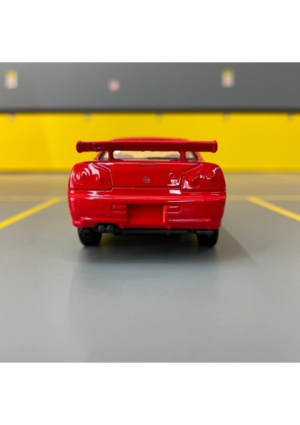 Nissan Skyline Gt-R R34 1/36 Ölçek Diecast Metal Model Araba Oyunca Araba fırsatları